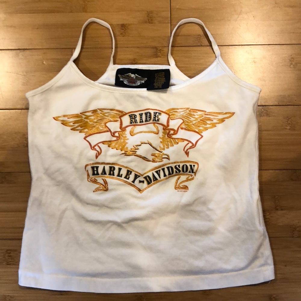 Vintage Harley Davidson tank top sz XS.